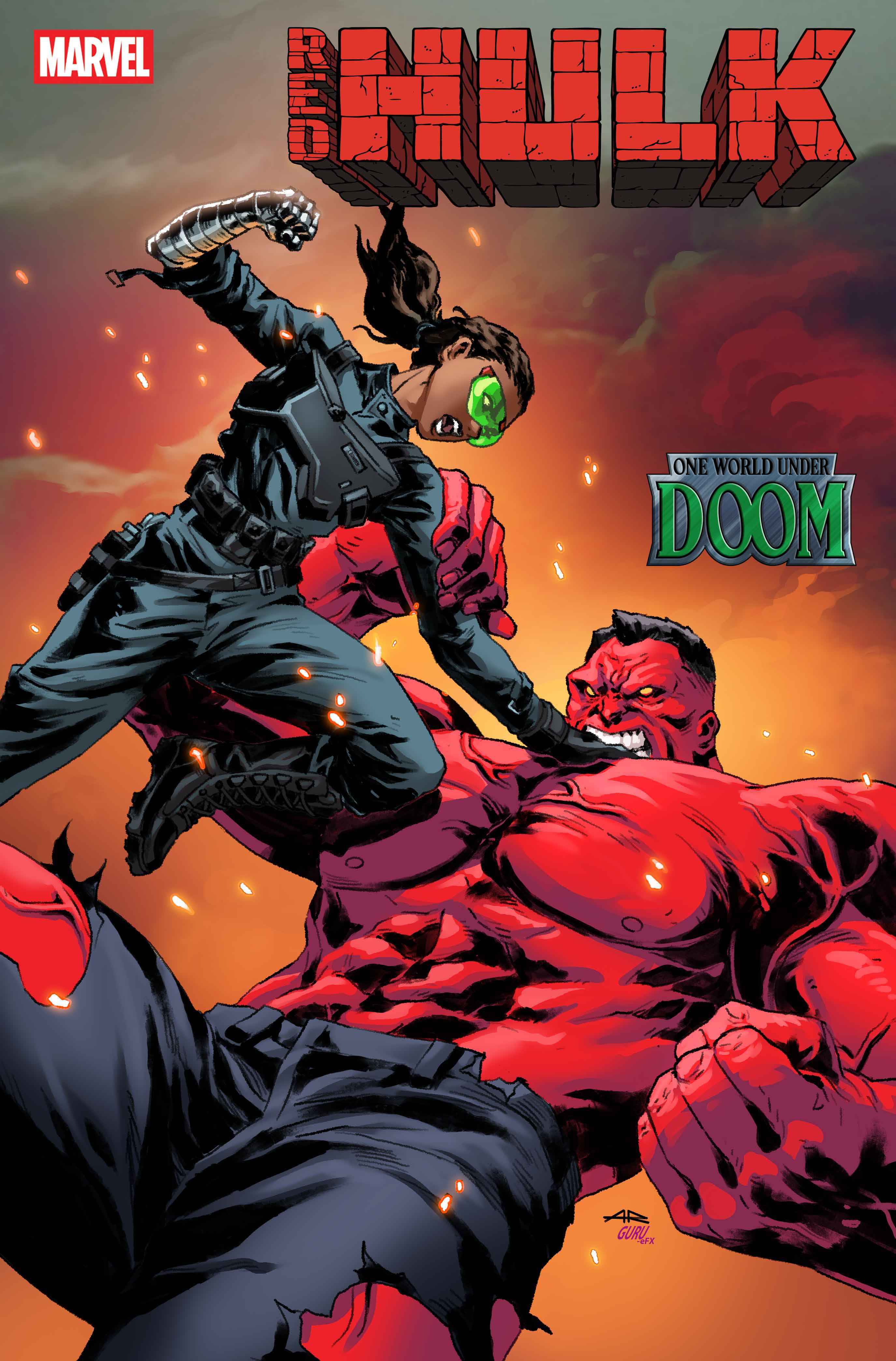 RED HULK #8 ANAND RAMCHERON VARIANT [DOOM] (SCHD: 09/10/2025)