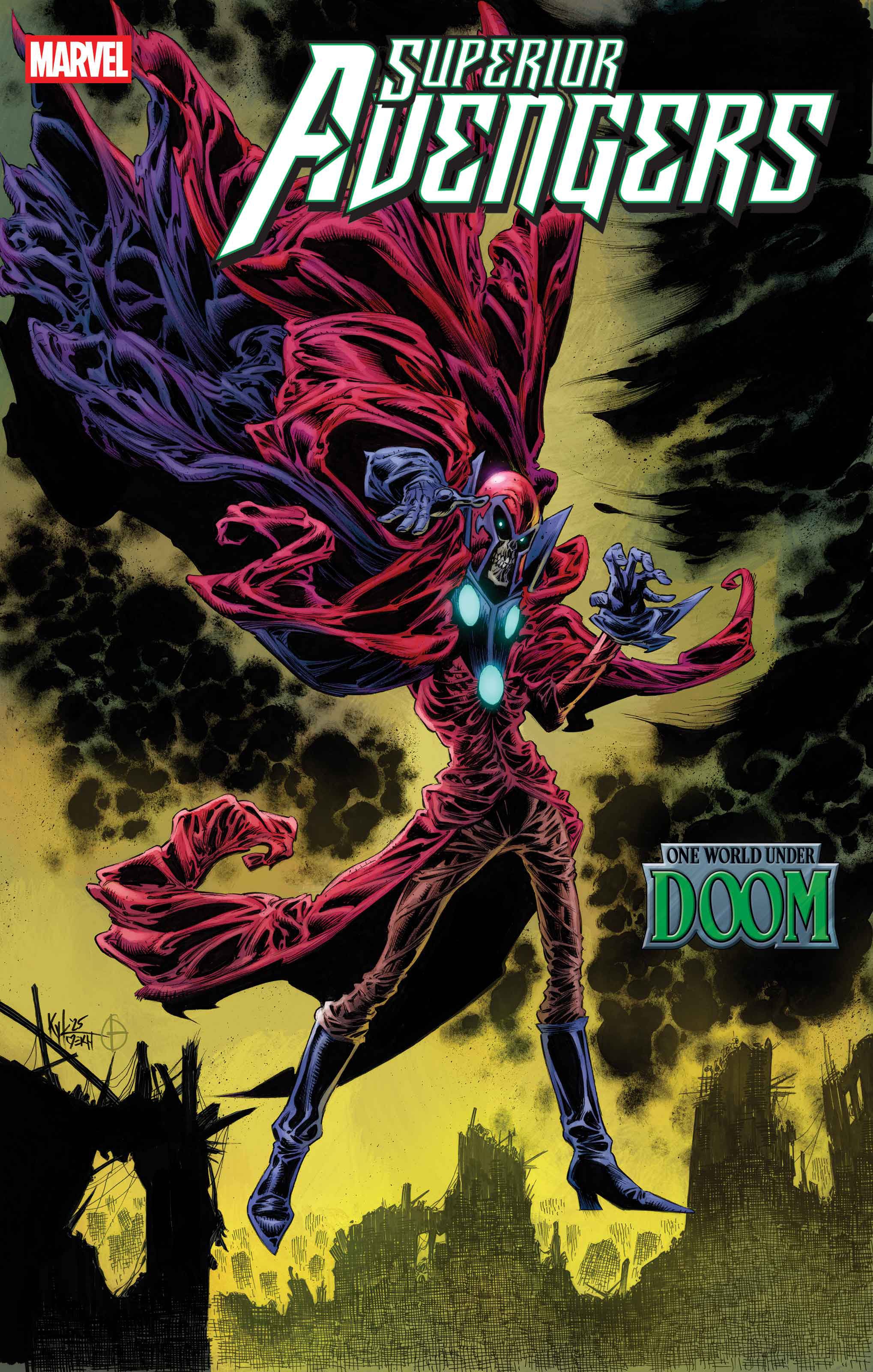 SUPERIOR AVENGERS #6 KYLE HOTZ VARIANT [DOOM] (SCHD: 09/10/2025)