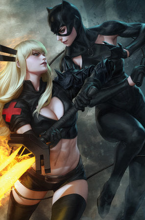 MARVEL/DC: DEADPOOL/BATMAN #1 ARTGERM VIRGIN VARIANT 1:100 (SCHD: 09/17/2025)