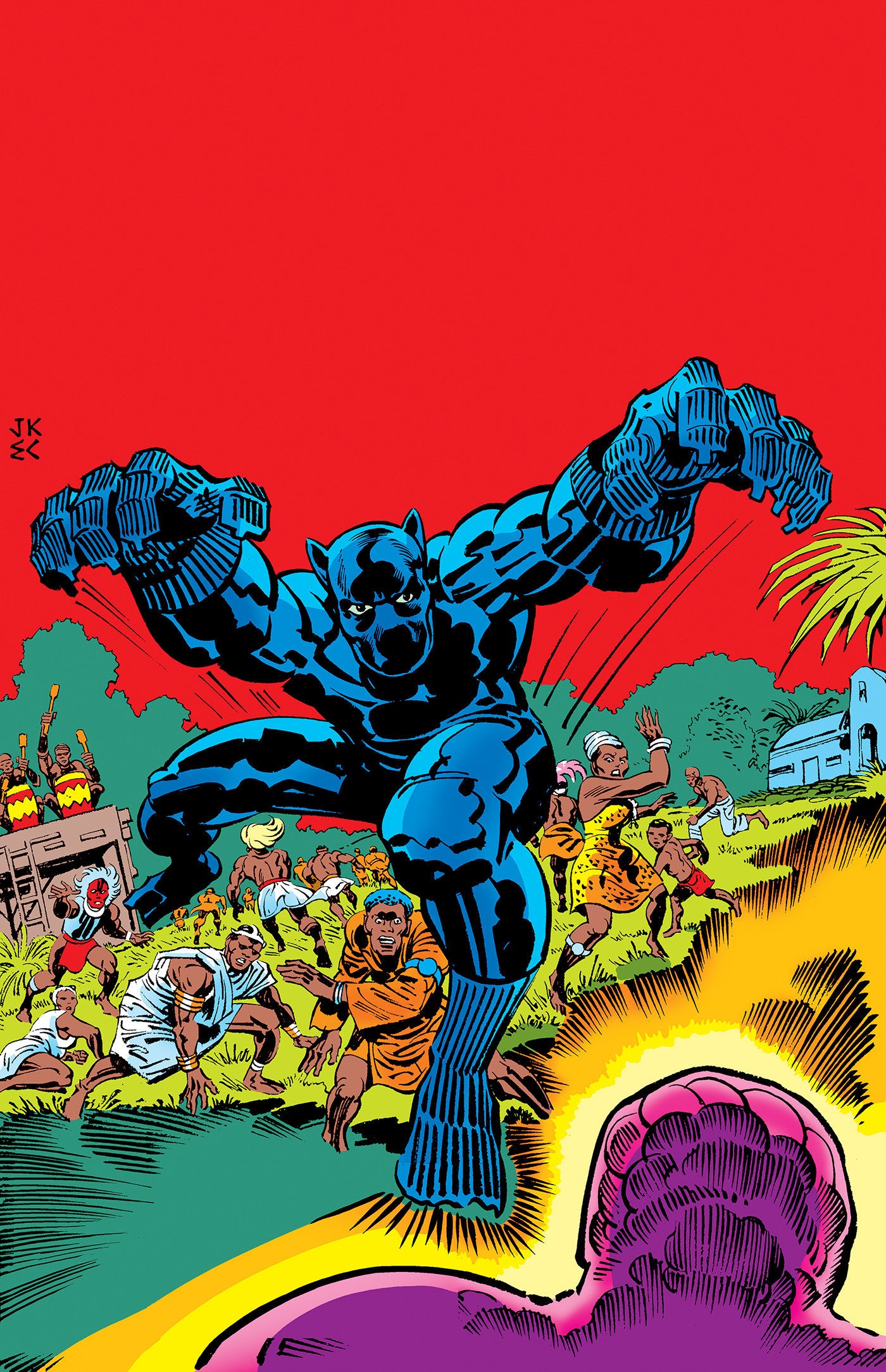 Black Panther: Revenge Of The Black Panther Omnibus Jack Kirby Cover [DM Only] (SCHD: 02/03/2026)