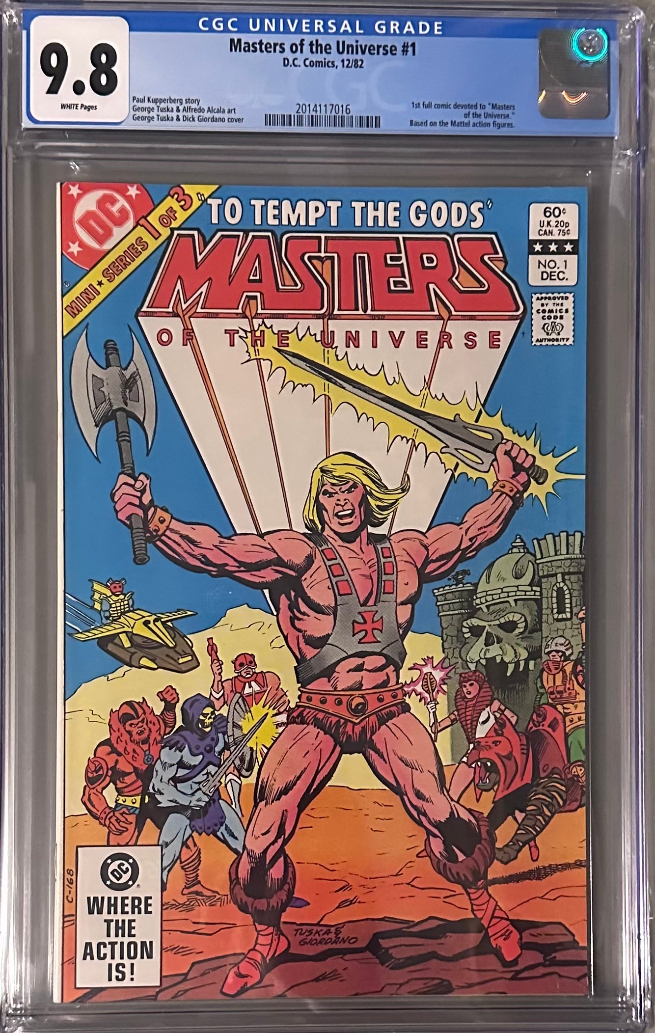 Masters of the Universe 1 CGC 9.8 1982