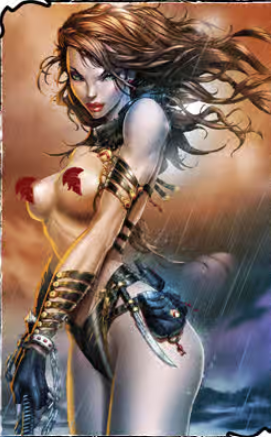 BORN OF BLOOD #4 - KICKSTARTER EXCLUSIVE - STORM BY JAMIE TYNDALL - TOPLESS (FREE TOPLOADER)