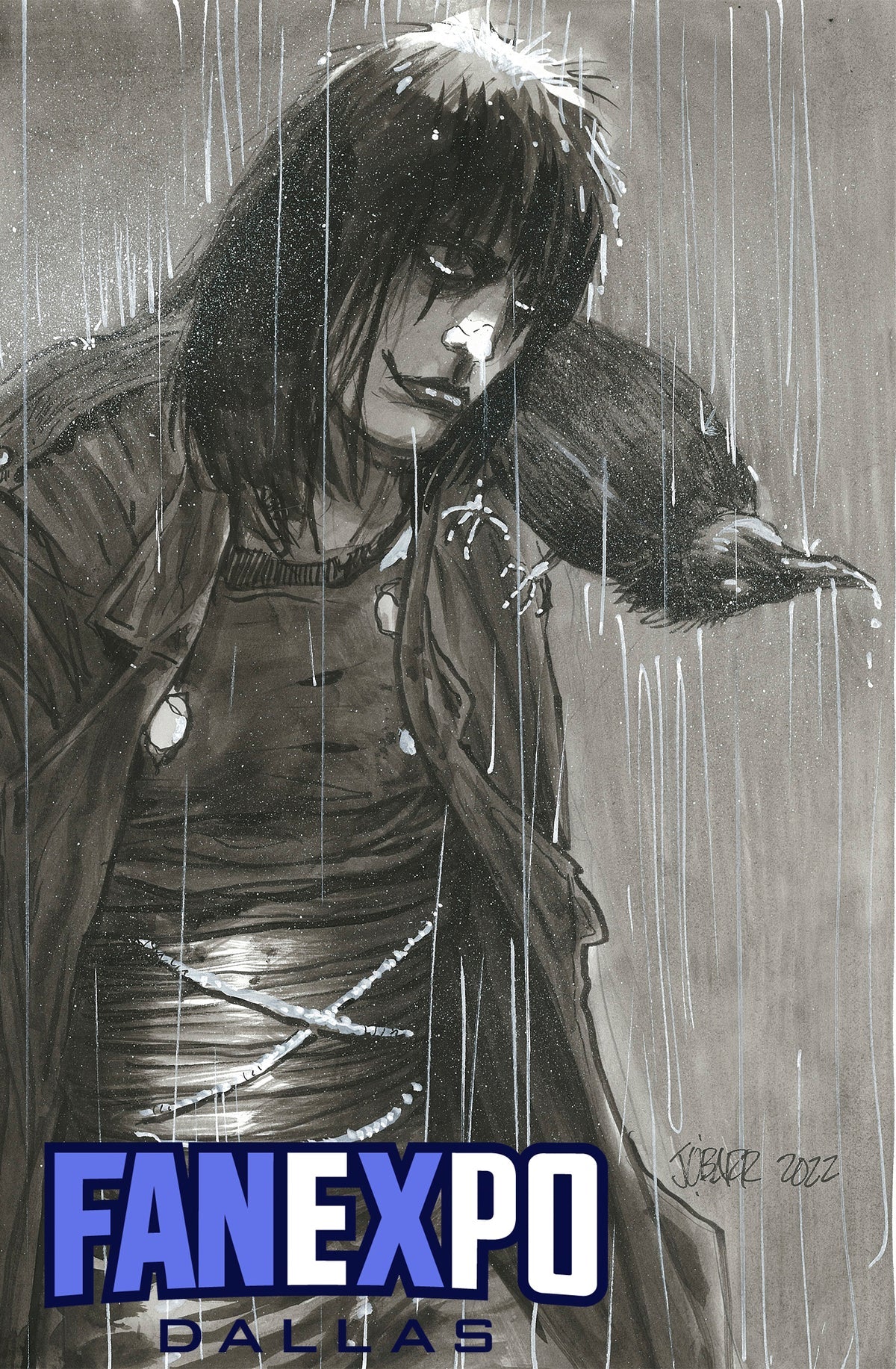 CROW DEAD TIME #2 - JAMES O'BARR FANEXPO DALLAS  EXCLUSIVE - VIRGIN (LTD 300) (EST.SHIP: Start of June)
