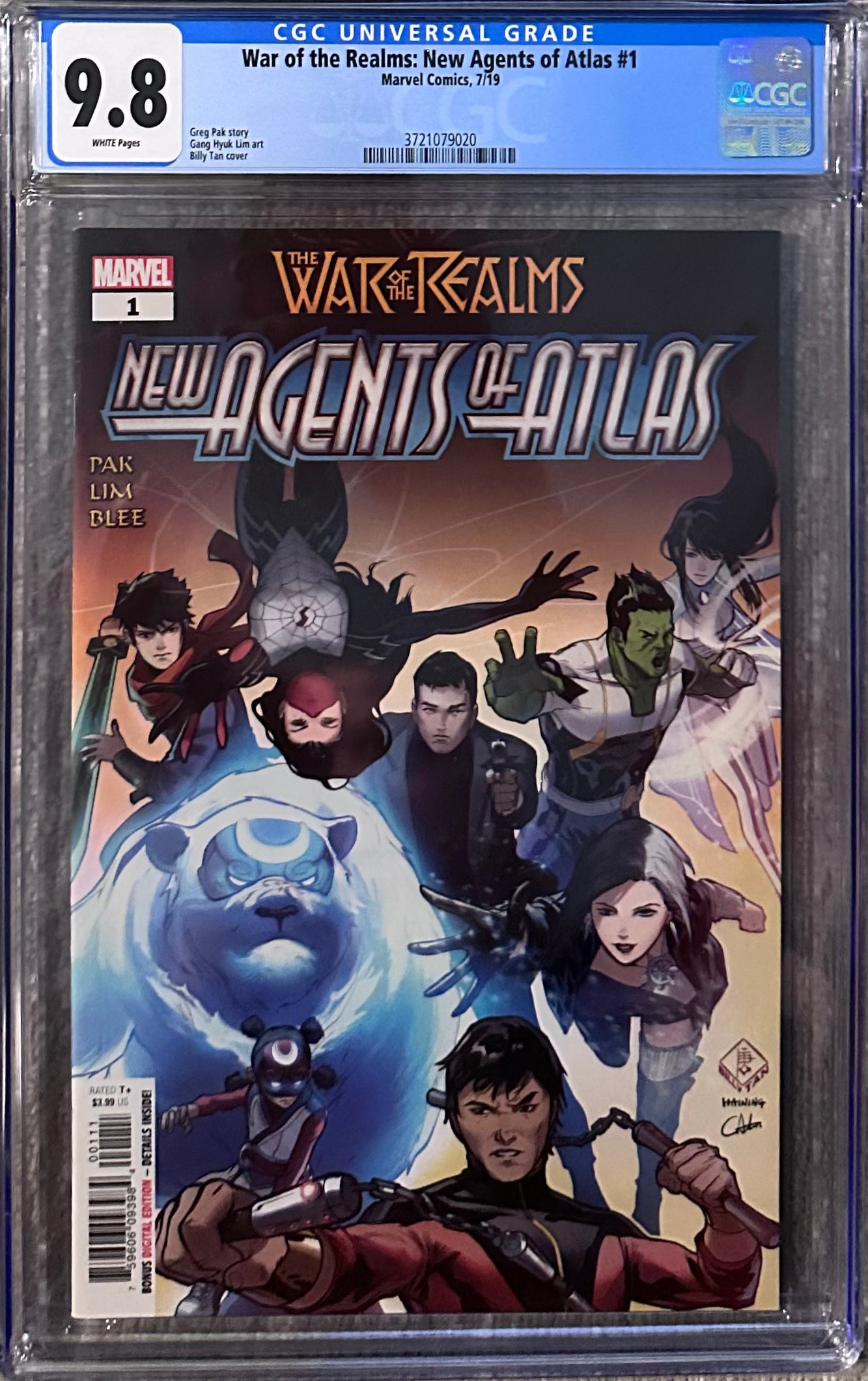 War of the Realms: New Agents of Atlas 1 CGC 9.8 2014