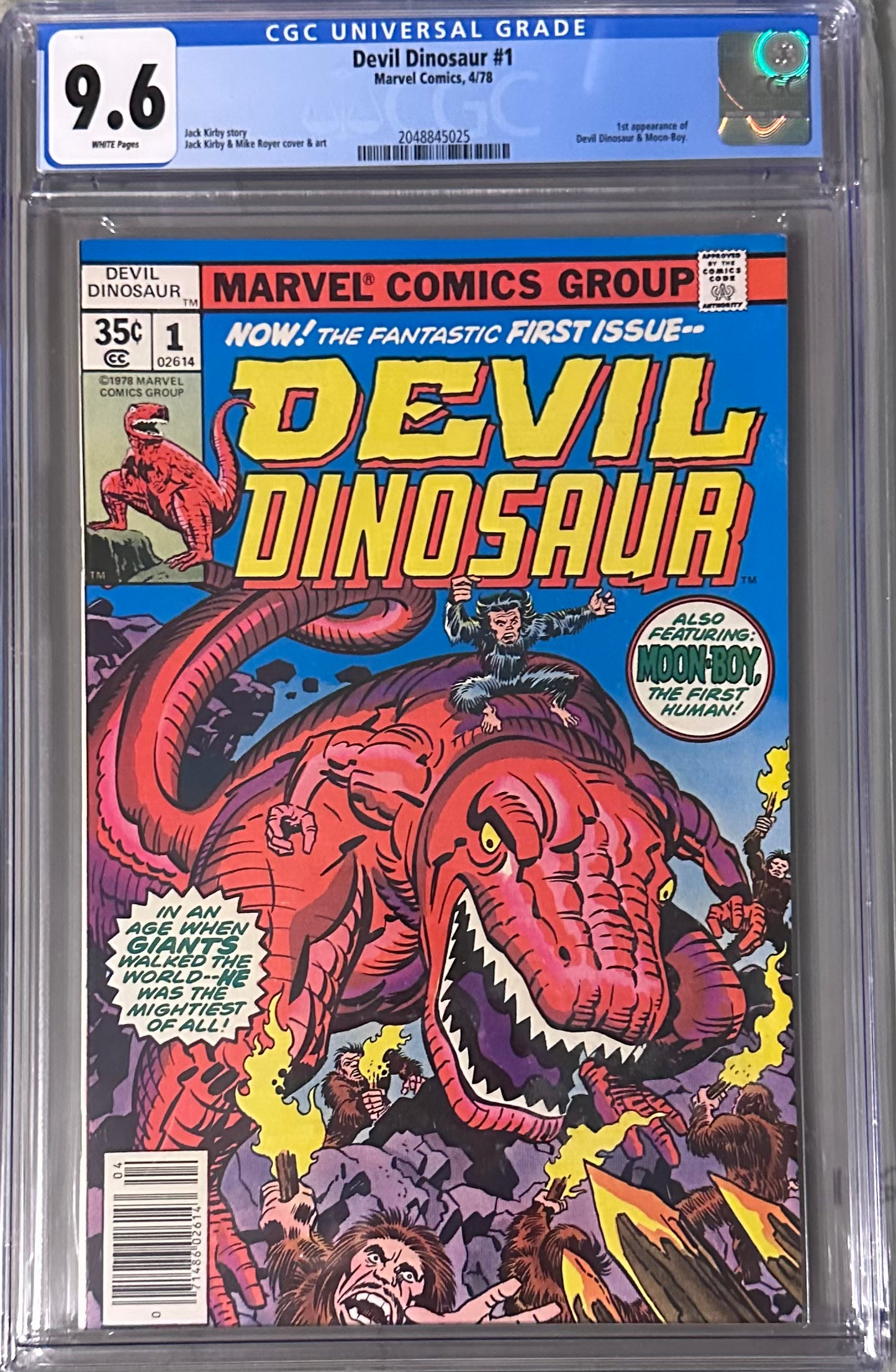 Devil Dinosaur 1 CGC 9.6 1978