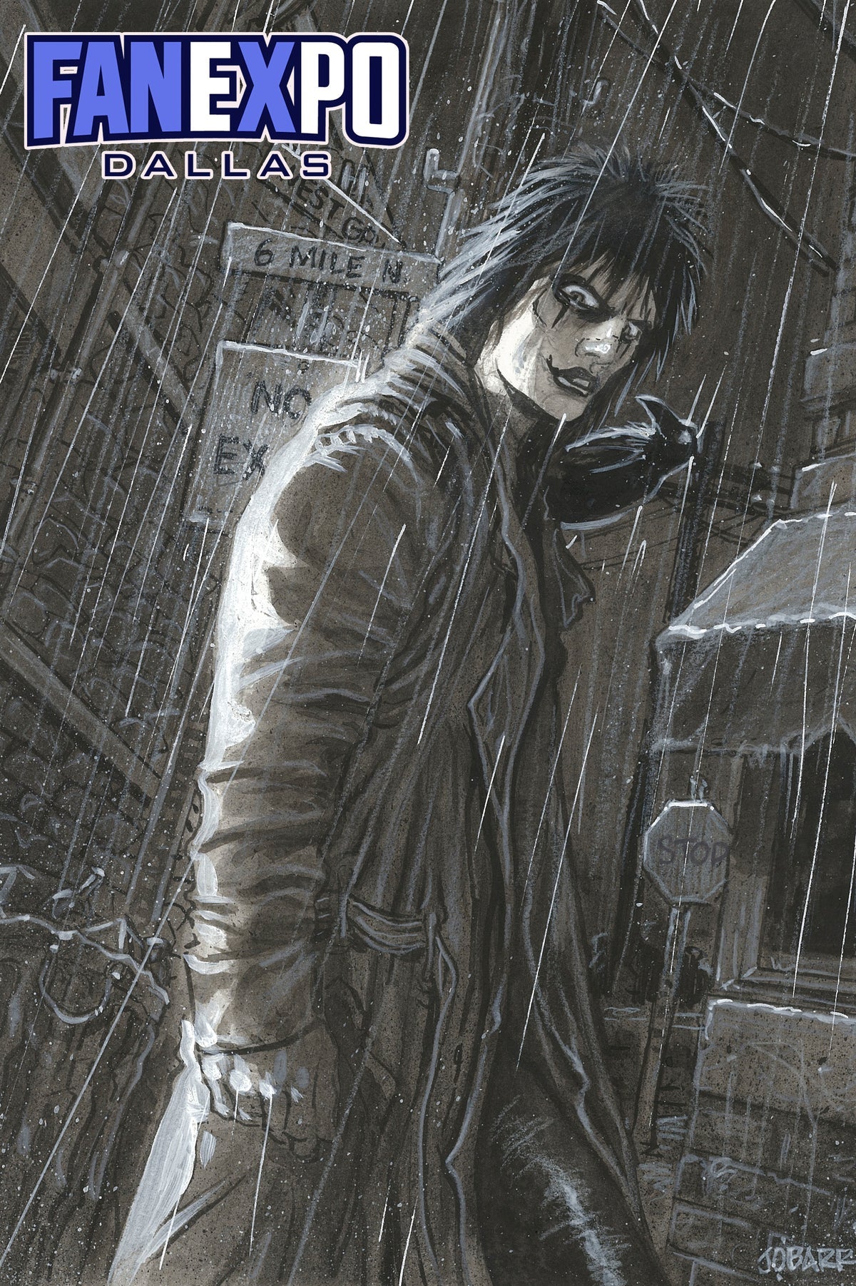 CROW DEAD TIME #3 - JAMES O'BARR FANEXPO DALLAS  EXCLUSIVE - VIRGIN (LTD 300) (EST.SHIP: Start of June)