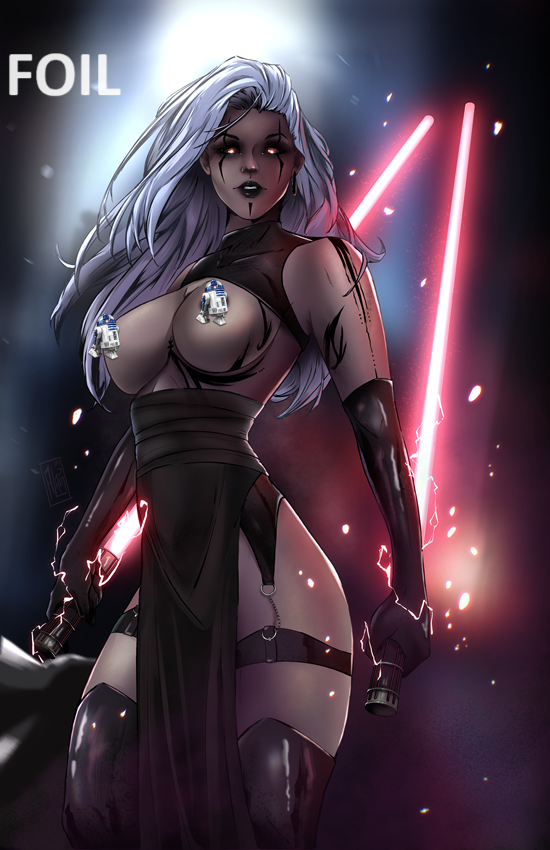 HANGED WOMAN #2 - MAY THE 4TH by ALAIN NIP - FOIL TOPLESS (LTD 10) (EST.SHIP: 5/10/2024)