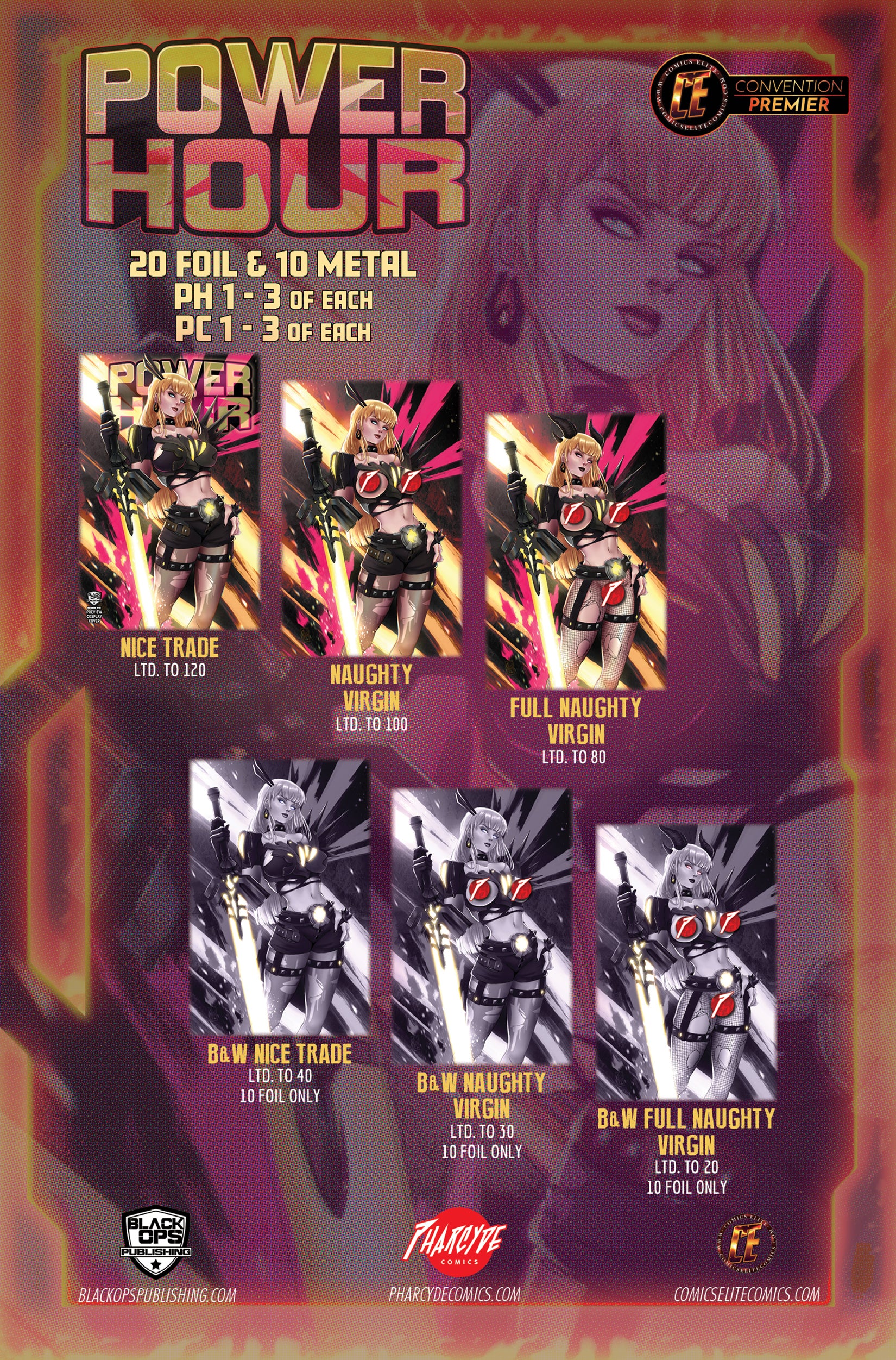 POWER HOUR #3 - MAGIKAL by ALAIN NIP - CLOTHED (LTD 120) DALLAS FAN EXPO EXCLUSIVE (EST.SHIP: Start of June)