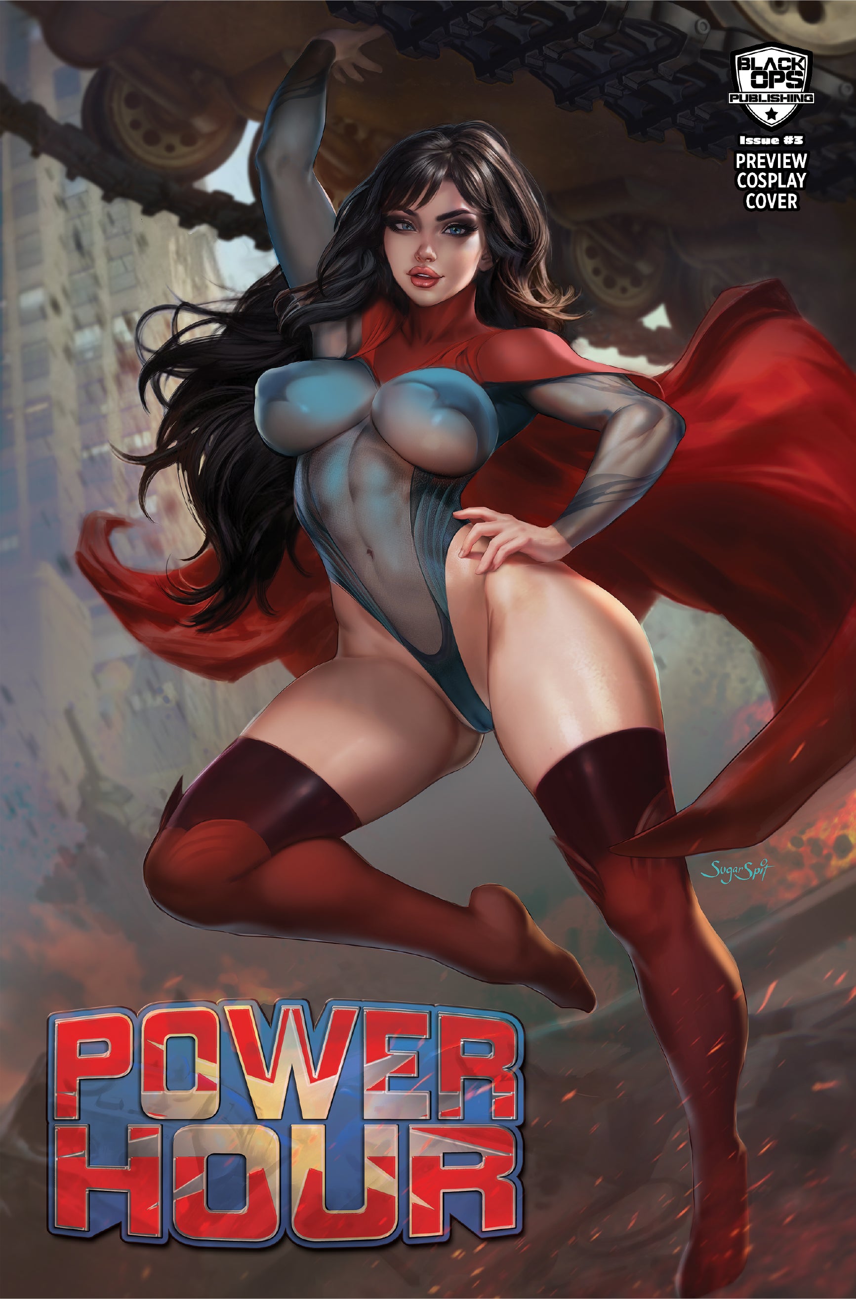 POWER HOUR #3 - SUPER LADY by SUGAR SPIT - CLOTHED (LTD 250)