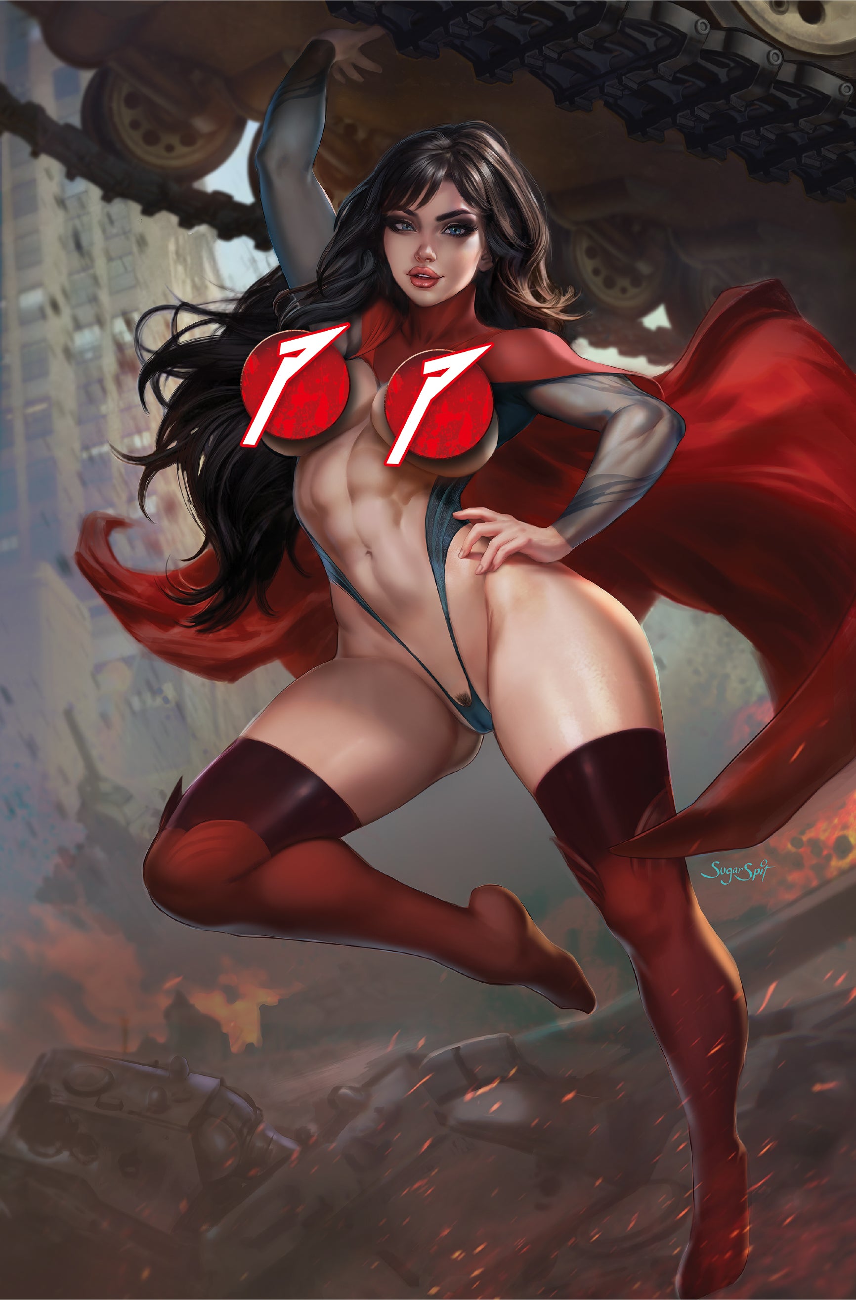 POWER HOUR #3 - SUPER LADY by SUGAR SPIT - TOPLESS (LTD 200)