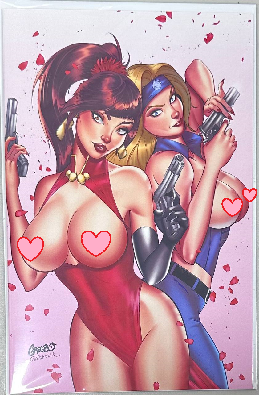 DOUBLE IMPACT #1 - HOT DUO BY GREGBO - TOPLESS (LTD 125)