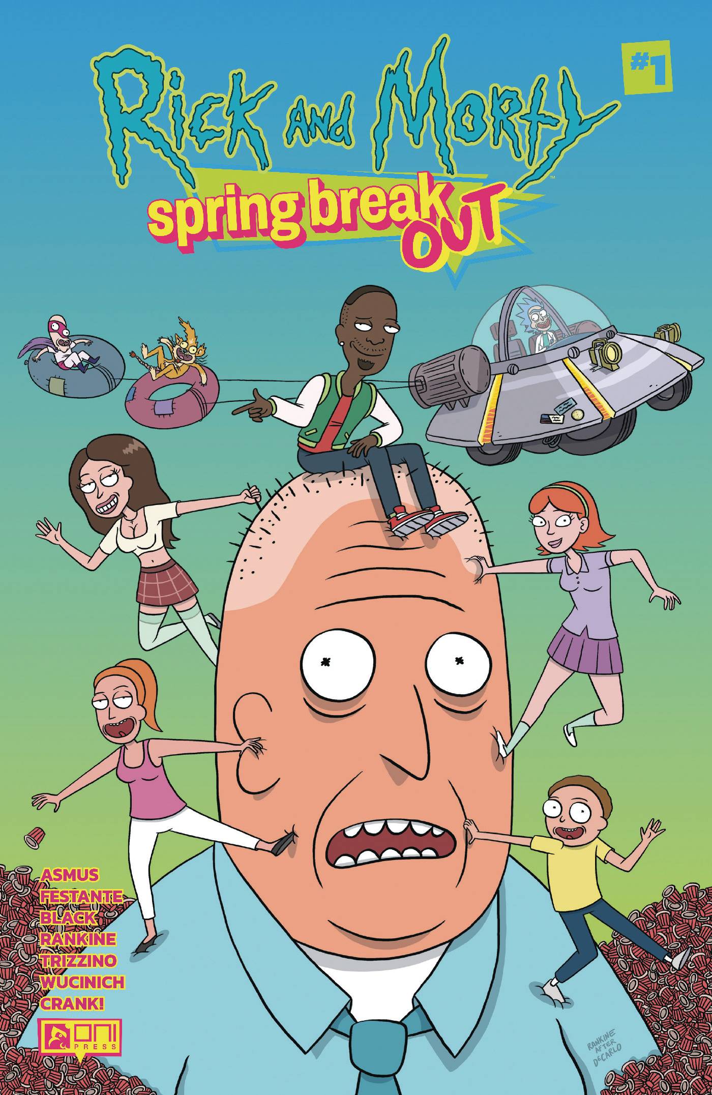 RICK AND MORTY SPRING BREAK OUT #1 CVR A RANKINE (EST.SHIP: END OF APRIL)