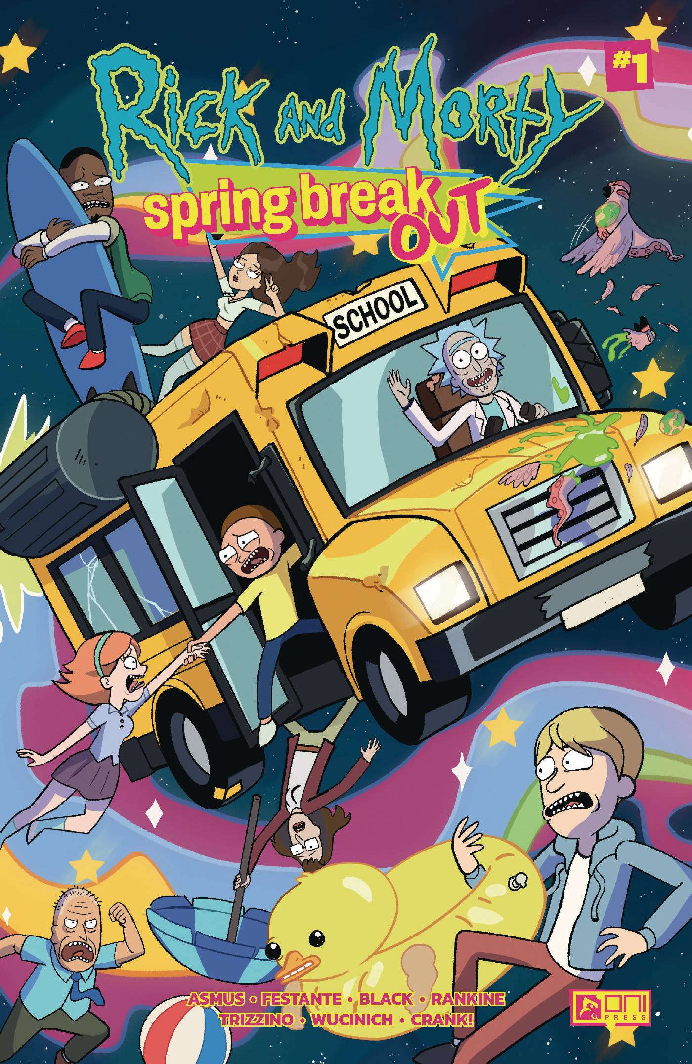 RICK AND MORTY SPRING BREAK OUT #1 CVR C 10 COPY INCV (EST.SHIP: END OF APRIL)