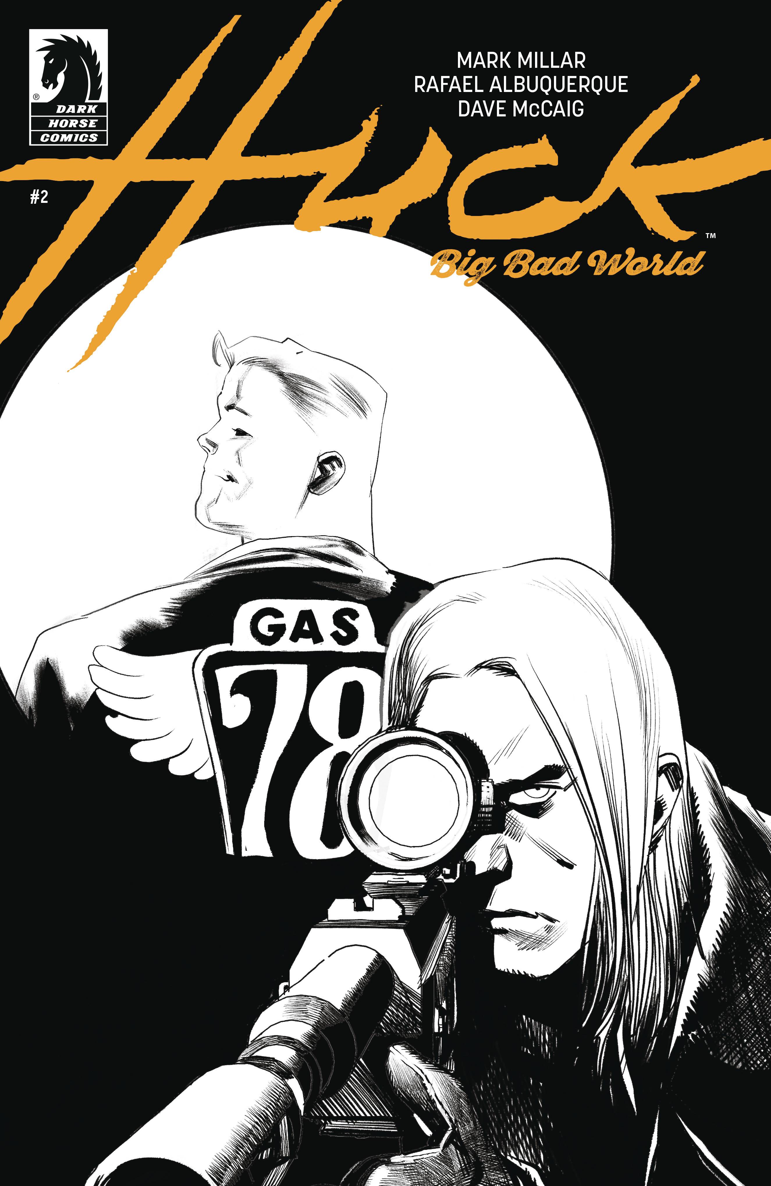 HUCK II #2 CVR B ALBUQUERQUE B&W (MR) (SCHED: 5/7/2025)