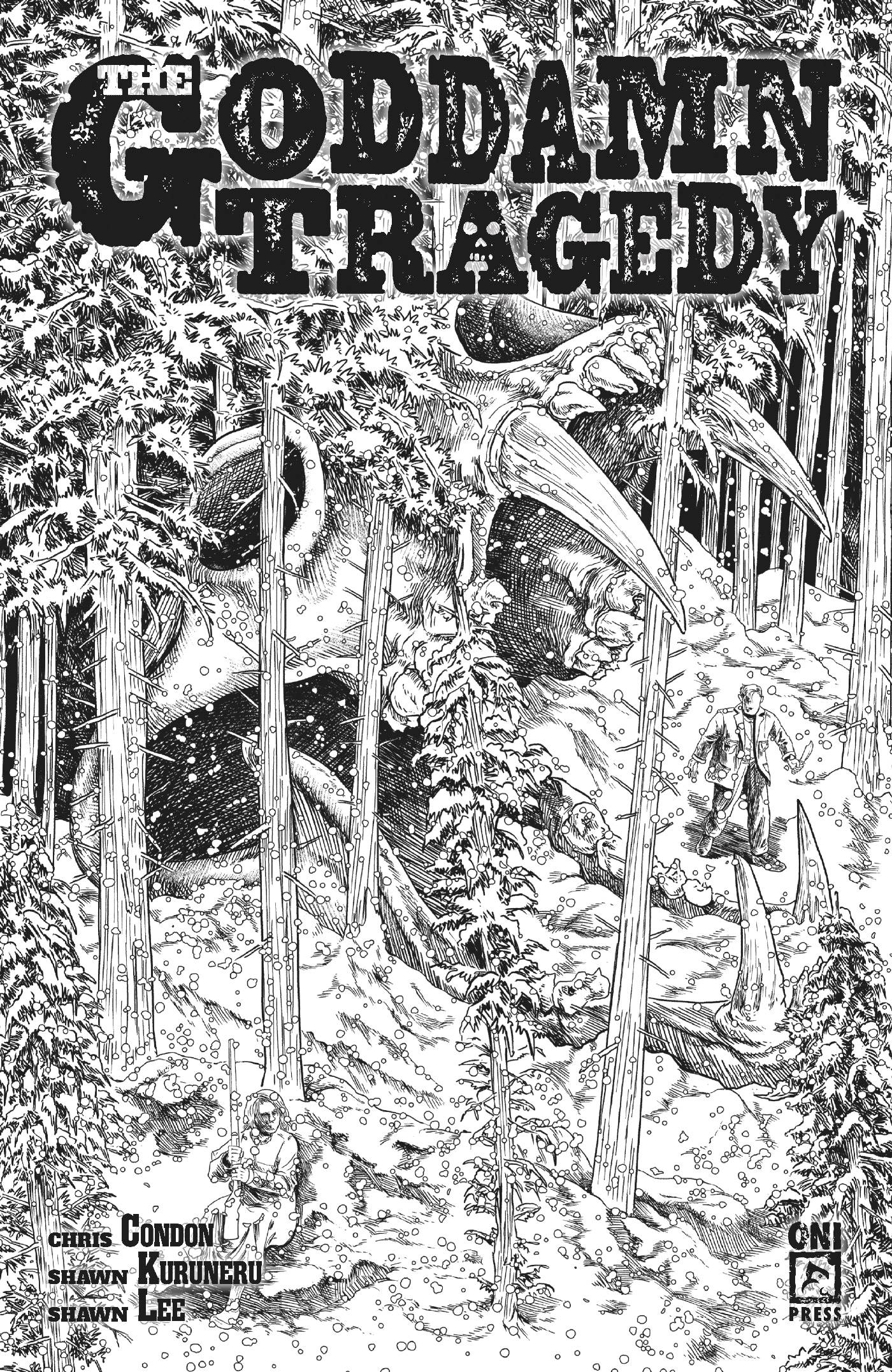 GODDAMN TRAGEDY #1 CVR F 10 COPY INCV CHA B&W (MR) (SCHD: 5/21/2025)