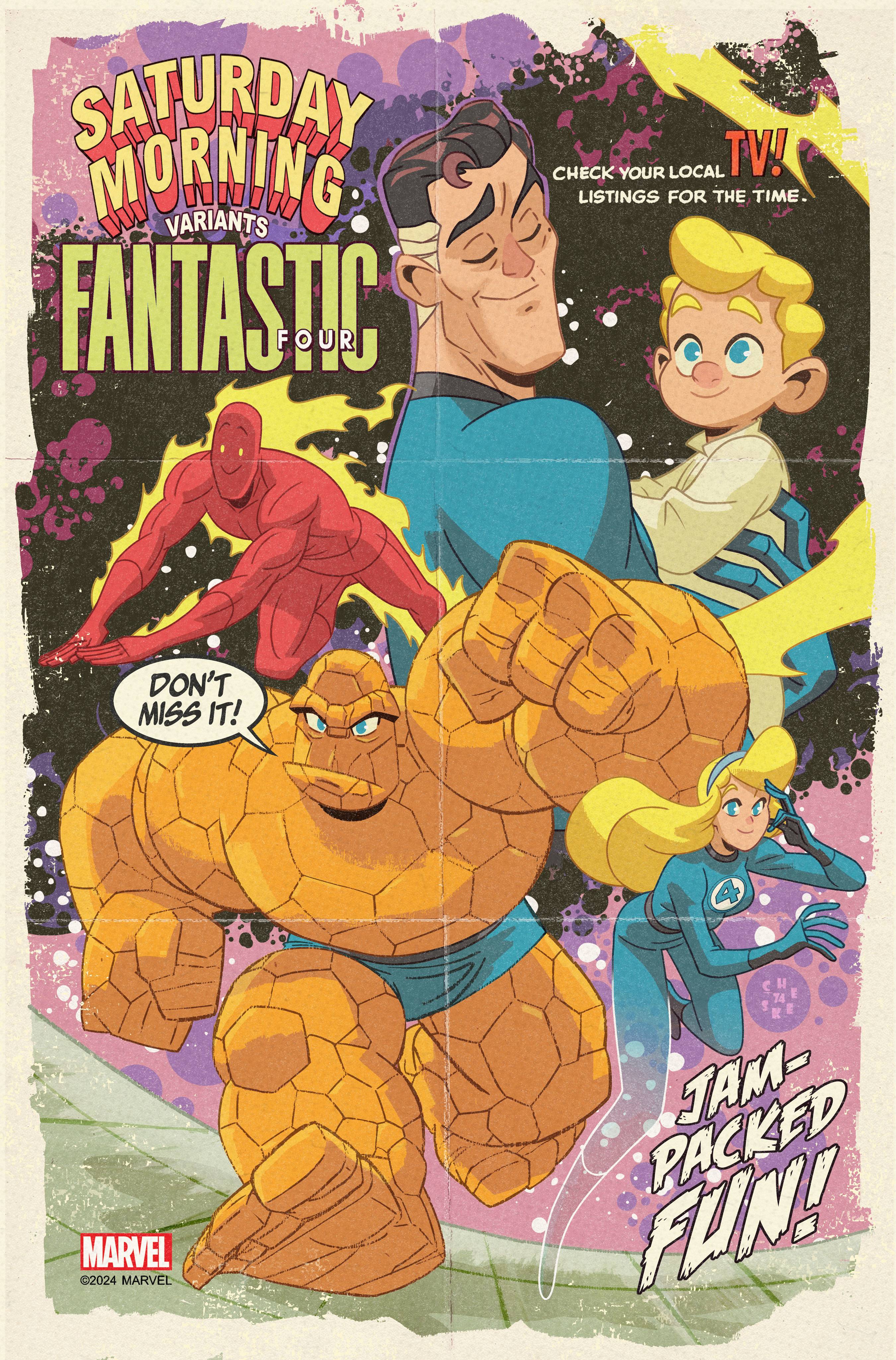 FANTASTIC FOUR #33 SEAN GALLOWAY SATURDAY MORNING VAR (SCHD: 6/25/2025)