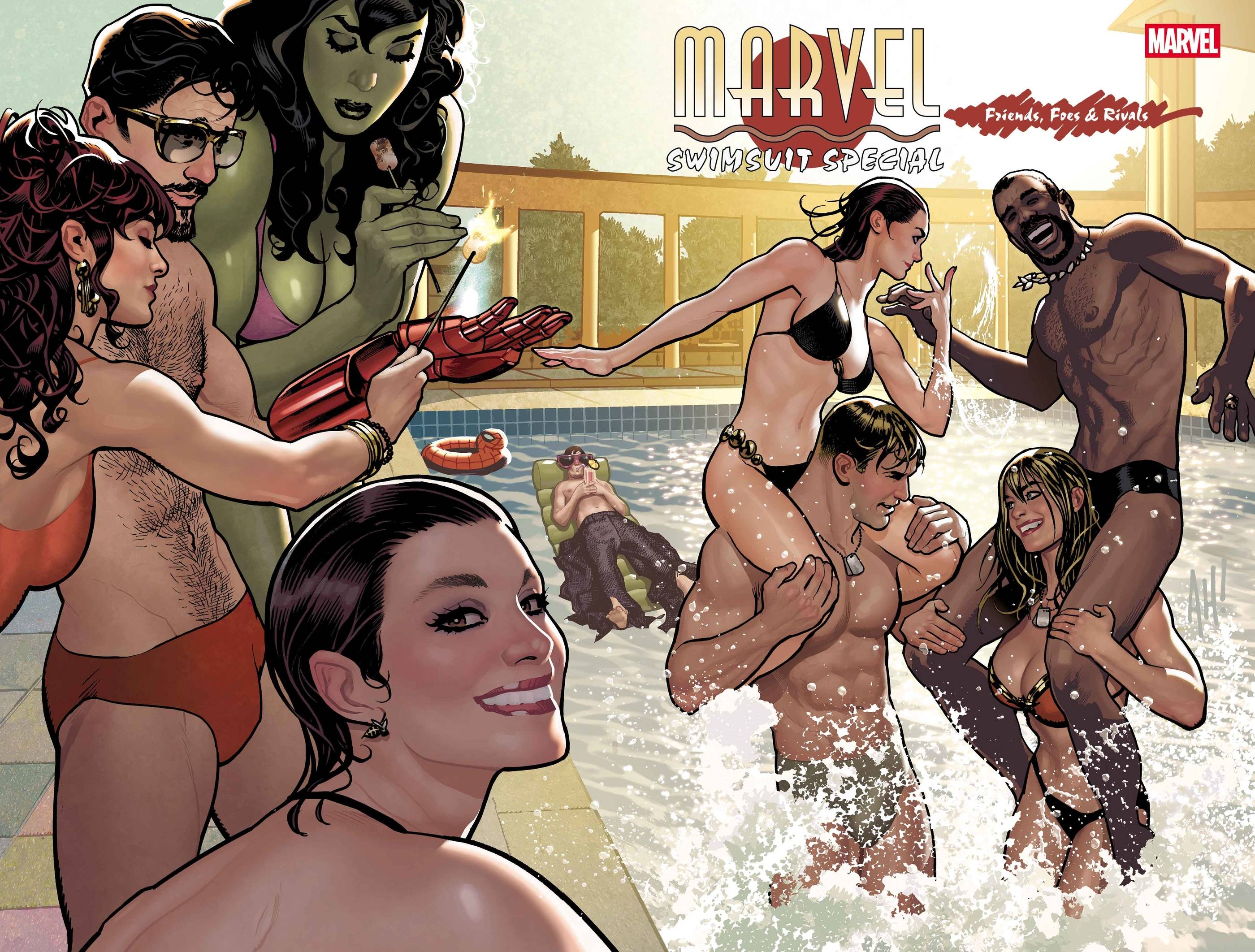 MARVEL SWIMSUIT SPECIAL FRIENDS FOES & RIVALS #1(Est.Ship: 7/9/2025)