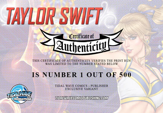 TAYLOR SWIFT - SUHNG - ART ONLY (LTD 500) (In-Store: end of february 2024)