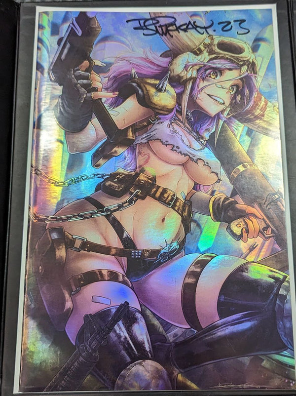 KIM THE DELUSIONAL - NYCC FOIL SET (LTD 10) - SIGNED BY BILL MCKAY W/COA
