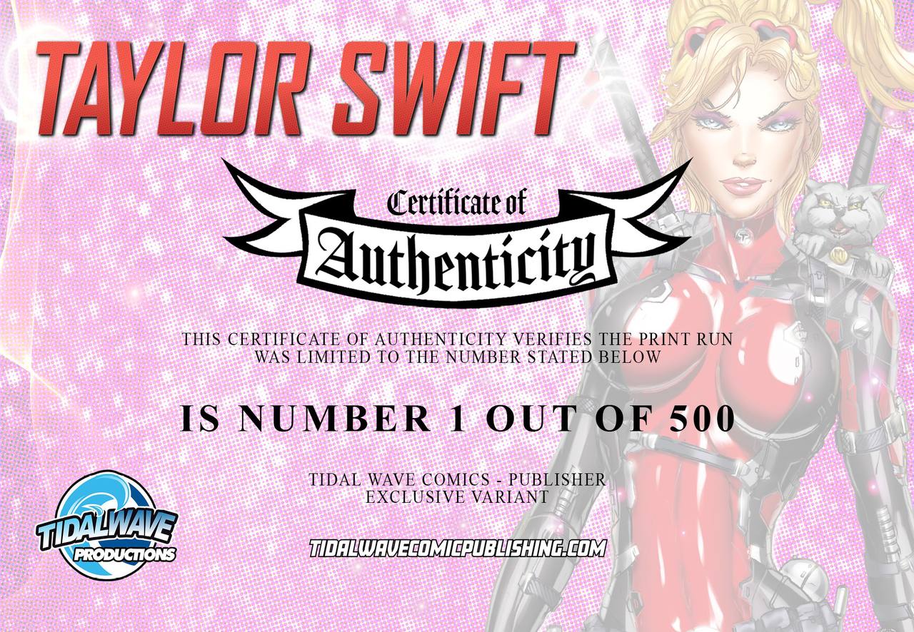 TAYLOR SWIFT - TYNDALL - ART ONLY (LTD 500) (In-Store: end of february 2024)