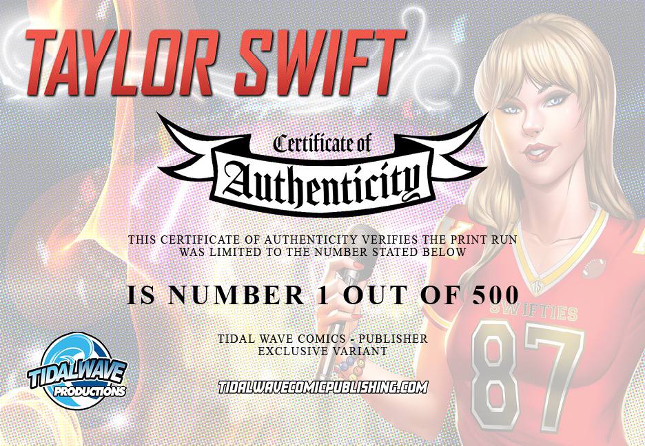 TAYLOR SWIFT - KINCAID - ART ONLY (LTD 500) (In-Store: end of february 2024)