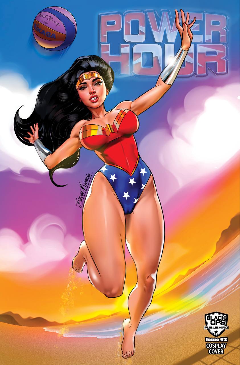 POWER HOUR #2 -  VOLLEY GIRL by BRIAN MIROGLIO - CLOTHED - LTD 150