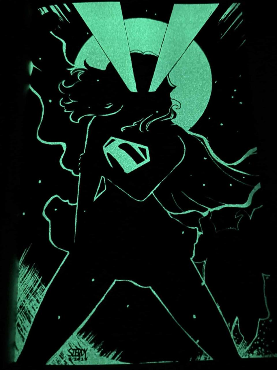 Action Comics Reprint #252 by Nathan Szerdy - GITD VIRGIN (LTD 1000) (EST. SHIP: Start of November)