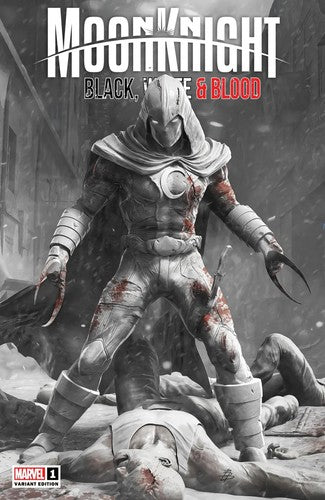 MOONKNIGHT BLACK WHITE & BLOOD #1 BJORN BARENDS EXCLUSIVE VARIANT - LTD 3000