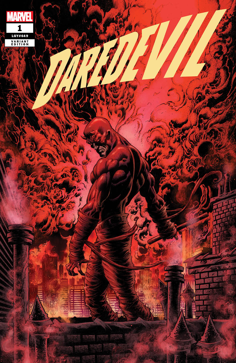 DAREDEVIL #1 KYLE HOTZ PHARCYDE COMICS - TRADE DRESS - EXCLUSIVE VAR